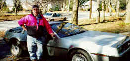 Bob and his new 1983 DeLorean